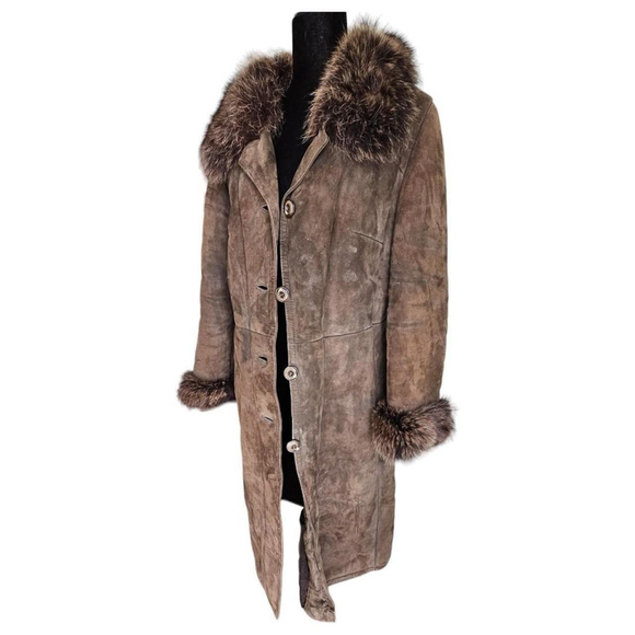 Vintage Shearling Penny Lane Coat like Medium - Picture 6 of 8